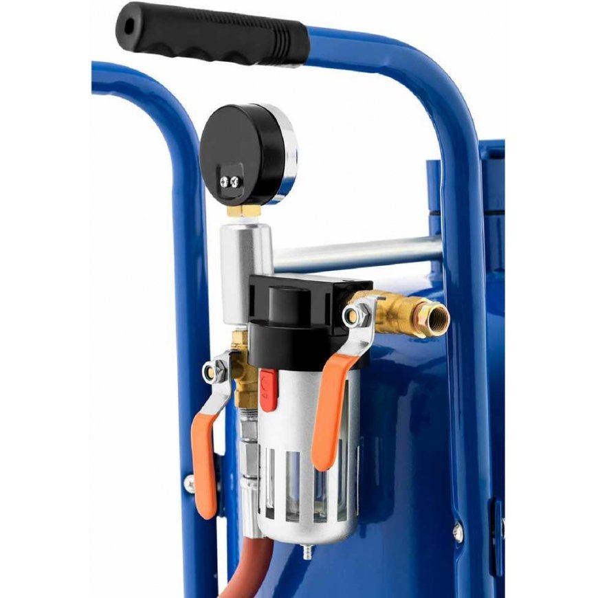 MSW Mobilus sifoninis smėlio pūtiklis su slėgio reguliavimu 60-125 psi, 40 l – 4