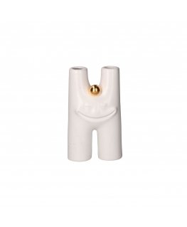 Rituali Domestici Modern Glinfluencer ceramic vase - 16 cm, Pattern - H