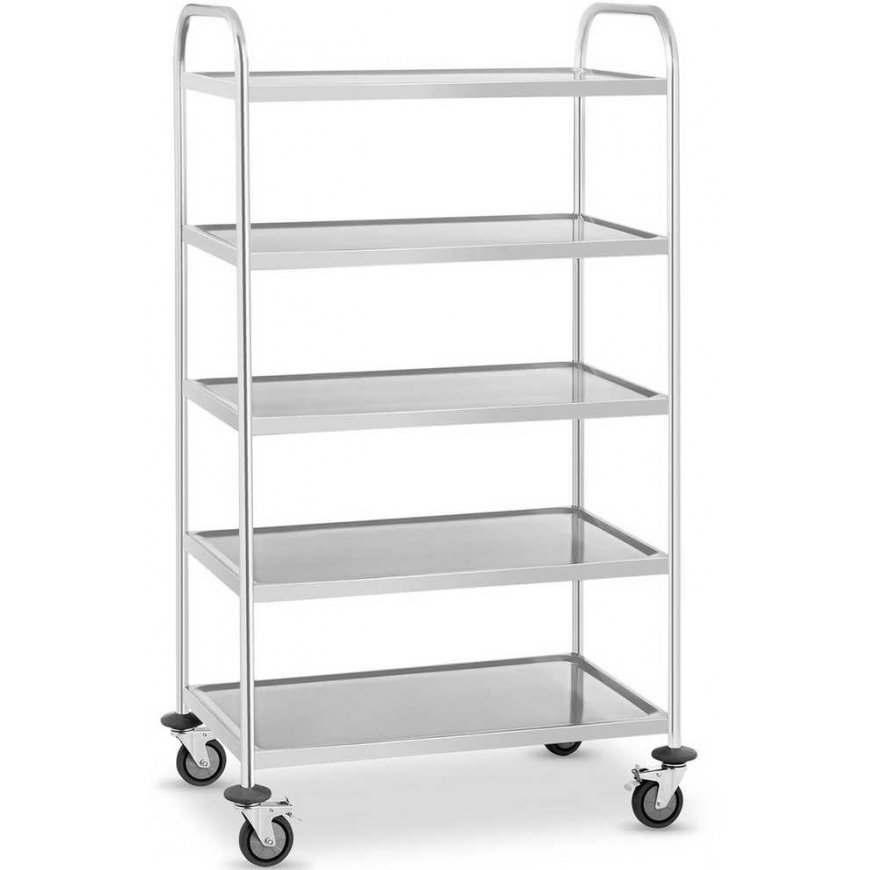 Royal Catering 5-Shelf Stainless Steel Catering Cart RCSW-5.1 – 2