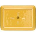 Rose&Tulipani Set of 2 tac prostokątnych Concerto Ocra - Yellow, 27 x 19 cm Rose&Tulipani Set of 2 tac prostokątnych Concerto Ocra - Yellow, 27 x 19 cm