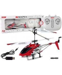 SYMA S107H Remote Control Helicopter 2.4G Red