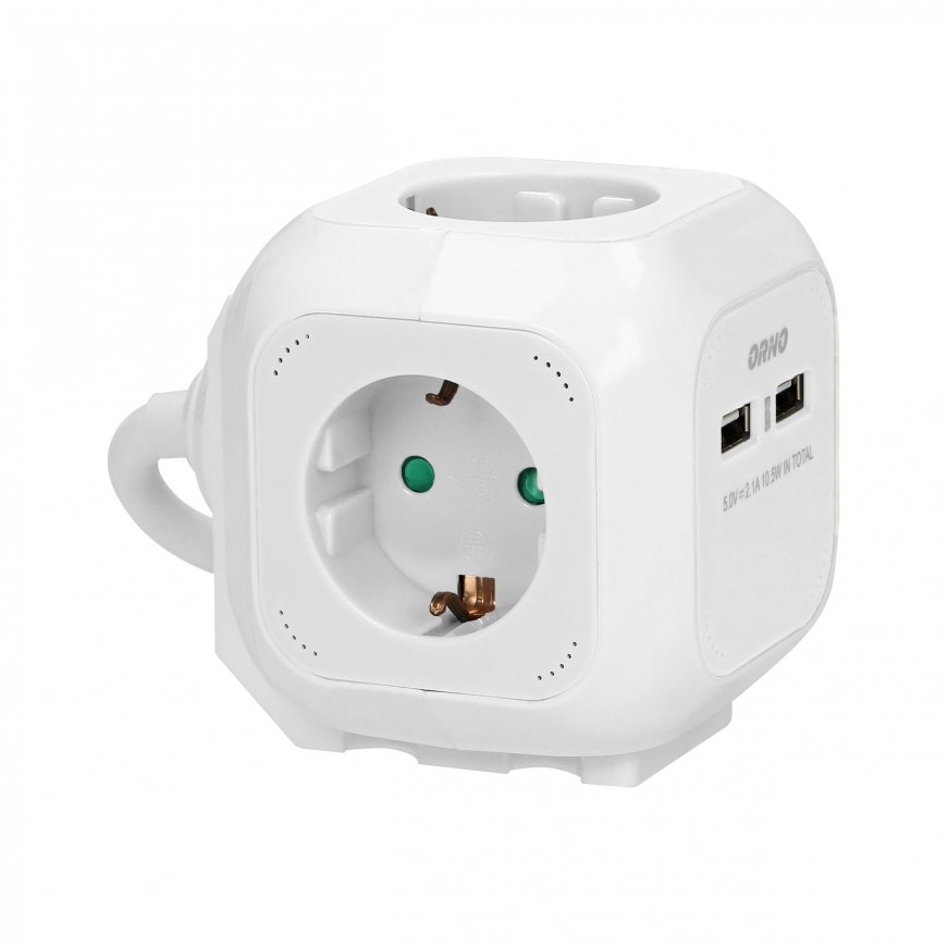 Orno 4-way extension cord 2P+E (Schuko)