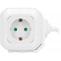 Orno 4 krypčių ilgintuvas 2P+E (Schuko), 2xUSB įkroviklis, 1,4m H05VV-F 3x1,5mm2, balta Orno 4 krypčių ilgintuvas 2P+E (Schuko), 2xUSB įkroviklis, 1,4m H05VV-F 3x1,5mm2, balta
