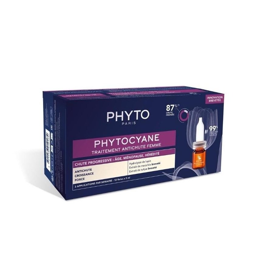 Ampoule against hair loss Phyto Paris Phytocyane Progressive for women 12 x 5 ml