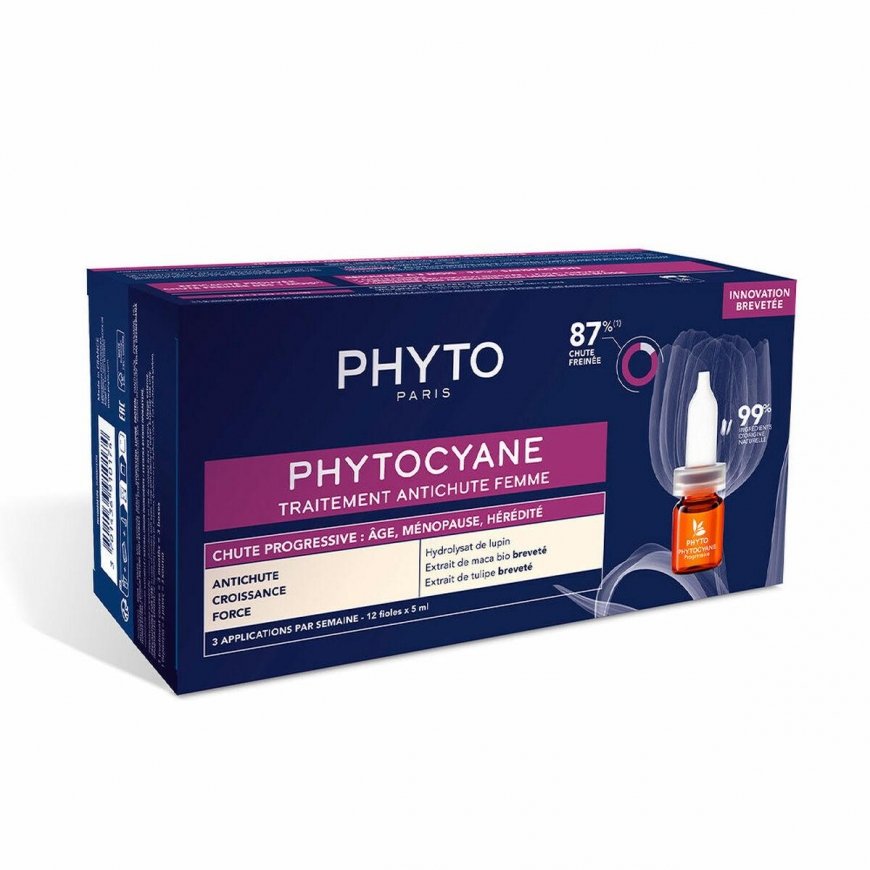 Ampoule against hair loss Phyto Paris Phytocyane Progressive for women 12 x 5 ml – 2