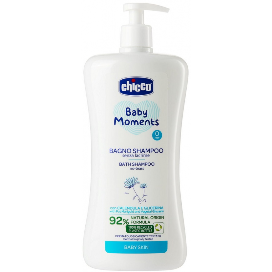 Chicco Baby Moments szampon do mycia ciało i włosów 0m+ 750ml – 2