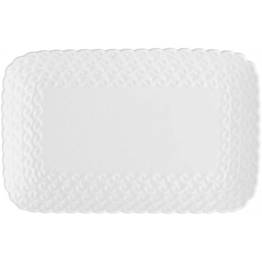 La Porcellana Bianca Taca do serwowania Momenti - White, 20 x 13 cm – 2