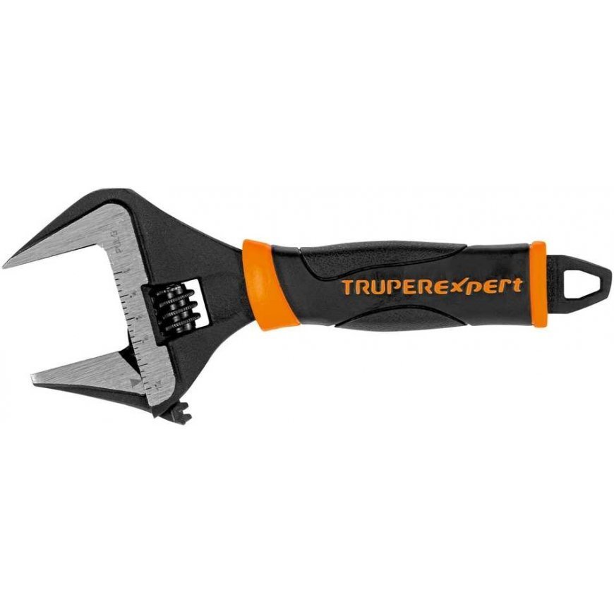 Truper Adjustable wrench with extra wide