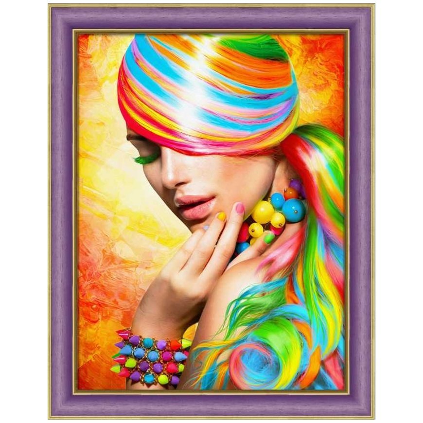 Beldizart Deimantų tapybos rinkinys „Bright Fashion“ 30*40 cm AM1837 – 2