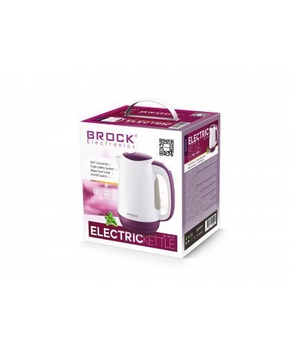 BROCK Tējkanna elektriskā, 1,7L, 1500W WK 08 PR – 3