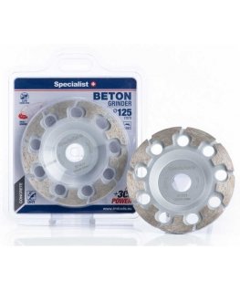 Specialistas+ Deim. šlif. lėkštelė T formos125x22 mm