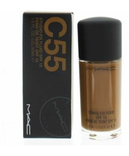 MAC MAC, Studio Fix Fluid, matte surface, liquid foundation, C55, SPF 15, 30 ml for women