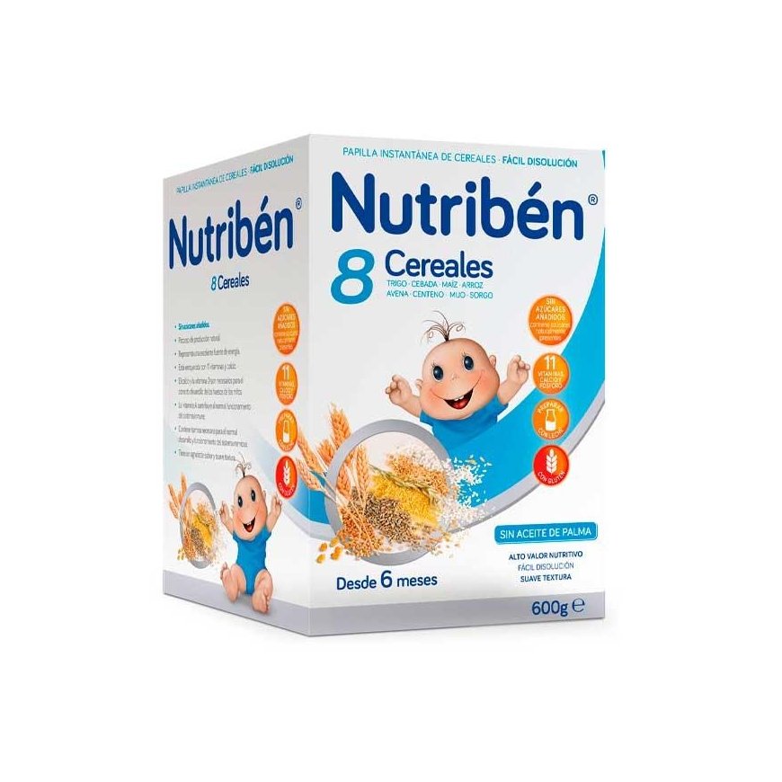 Nutribén Papilla 8 Cereals 600g
