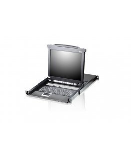 ATEN CL5708M KVM переключатель Монтаж в стойку Черный