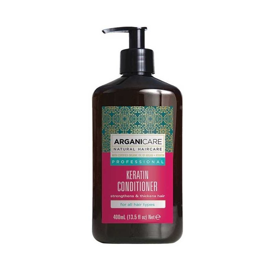 Arganicare Keratininis plaukų kondicionierius su keratinu 400ml