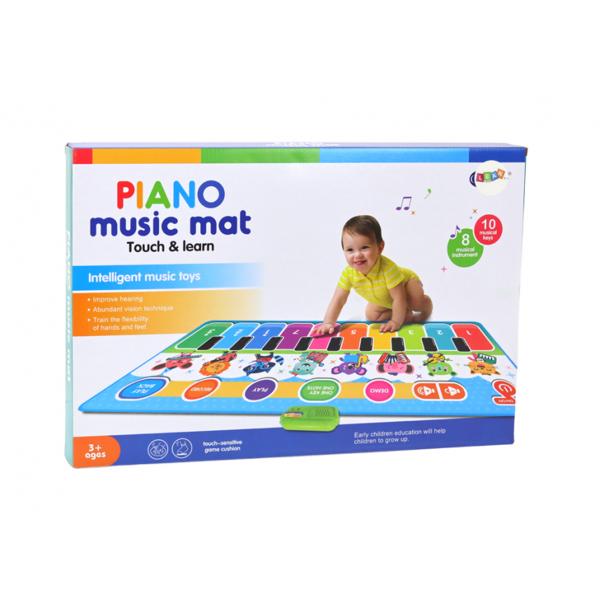 Lean Toys Interactive Educational Musical Mat for Dance, Instruments, Sounds – 3