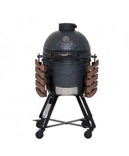 Mustang Kamado M „Kamado“ kepsninė / grilis Statinė Medžio anglys + malkos Pilka