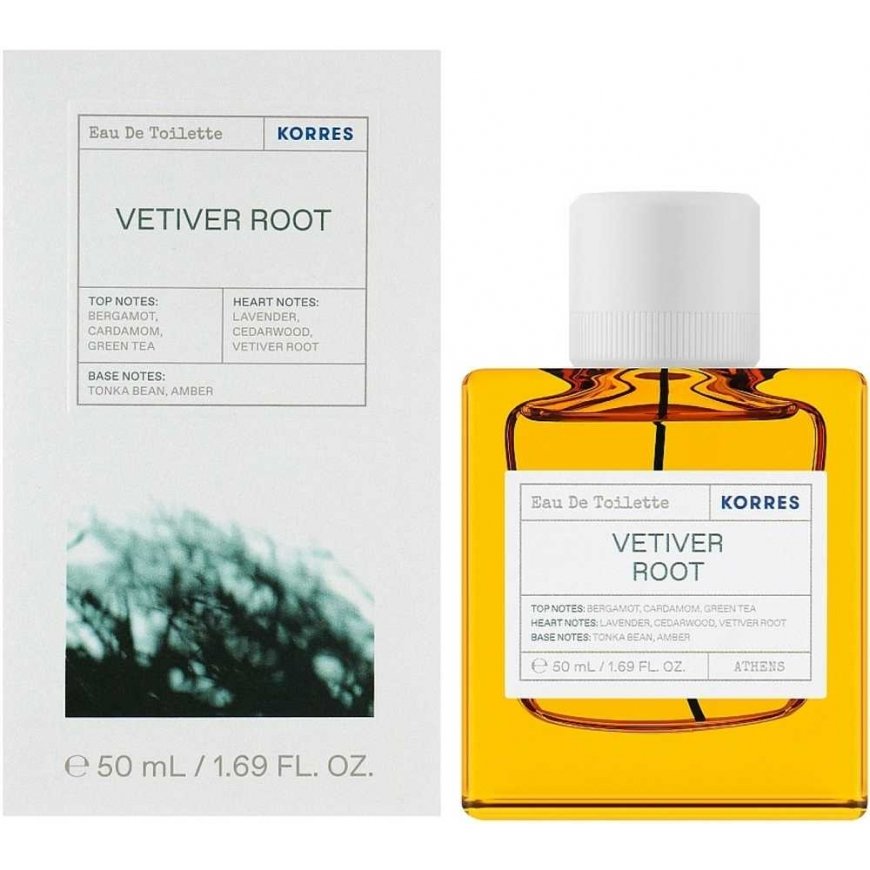 Korres Vetiver Root EDT tualetinis vanduo Unisex, 50 ml