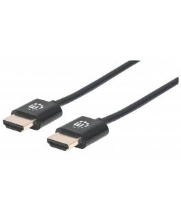 Manhattan 394406 HDMI-kaapeli 0,5 m HDMI-tyyppi A (vakio) Musta