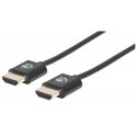 Manhattan 394406 HDMI-kaabel 0,5 m HDMI tüüp A (Standard) Must Manhattan 394406 HDMI-kaabel 0,5 m HDMI tüüp A (Standard) Must