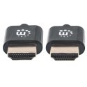Manhattan 394406 HDMI kabelis 0,5 m HDMI A tipo (standartinis) Juoda Manhattan 394406 HDMI kabelis 0,5 m HDMI A tipo (standartinis) Juoda
