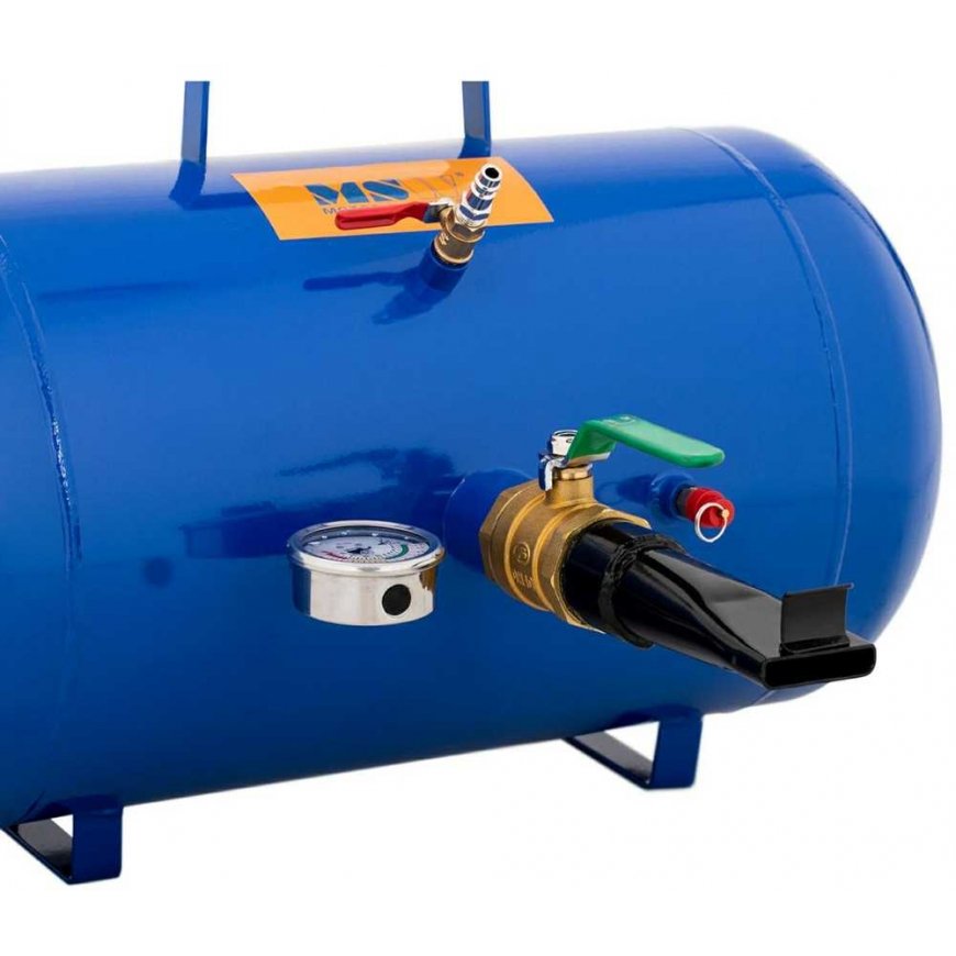 MSW Inflator zbiornik do pompowania kół opon su manometrem 6-8 bar 38.5 l – 4