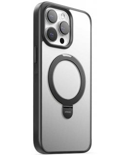 Dėklas Joyroom JR-BP004 Magnetic Protective Phone Case With Holder Apple iPhone 15 Pro juodas