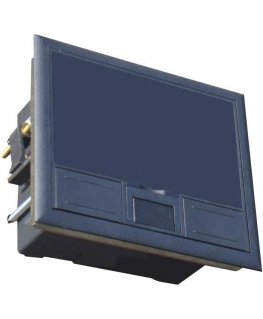 Orno Puszka podłogowa na gniazda modulowe 4 x 45x45mm or 8 x 22.5x45mm, cover: plastic, black