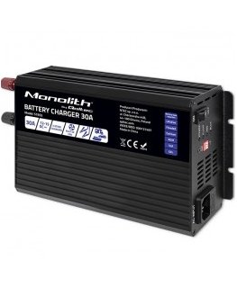 Charger for LiFePO4 AGM GEL SLA batteries, 30A