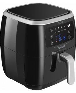 ECG AF 6000 Vienas 7 L Autonominės 1500 W Karšto oro gruzdintuvė Juoda