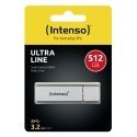 Intenso Ultra Line USB atmintukas 512 GB USB A tipo 3.2 Gen 1 (3.1 Gen 1) Sidabras Intenso Ultra Line USB atmintukas 512 GB USB A tipo 3.2 Gen 1 (3.1 Gen 1) Sidabras