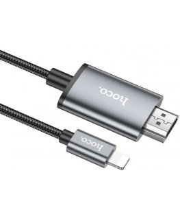 Cable Hoco UA27 Lightning to HDMI 2.0m gray