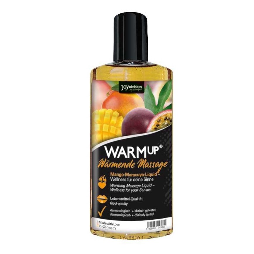 Joydivision AQUAGLIDE WARMUP MANGO AND MARACUYA MASSAGE OIL 150 ml