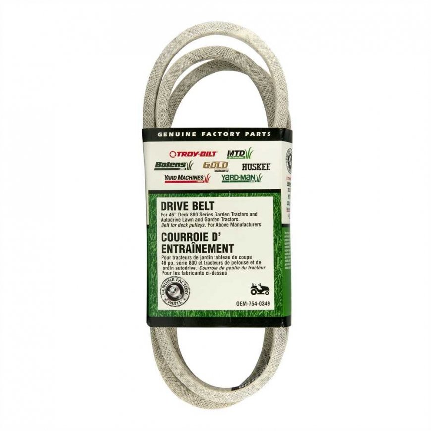 Drive belt for lawn tractors MTD 754-0349