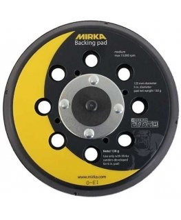 Šlifavimo padas ekscentr. šlifuokliui Mirka Ø125 mm vidutiniškai kietas