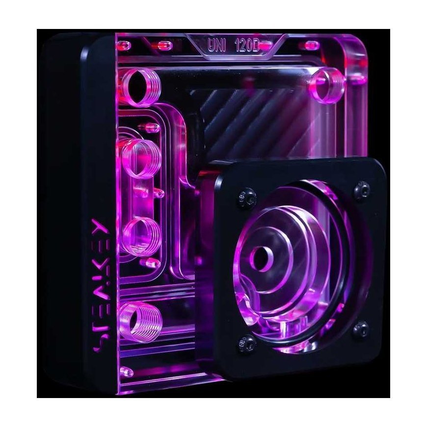 Stealkey Customs SK-UNI 120D Distroplate D-RGB - Juodas Edition – 4