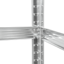 Shelf metalowy magazynowy 205x120x45 silver Rebel Shelf metalowy magazynowy 205x120x45 silver Rebel
