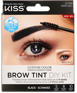 Kiss Brow Tint Diy Kit 20 ml Black 20ml eyebrow? paint