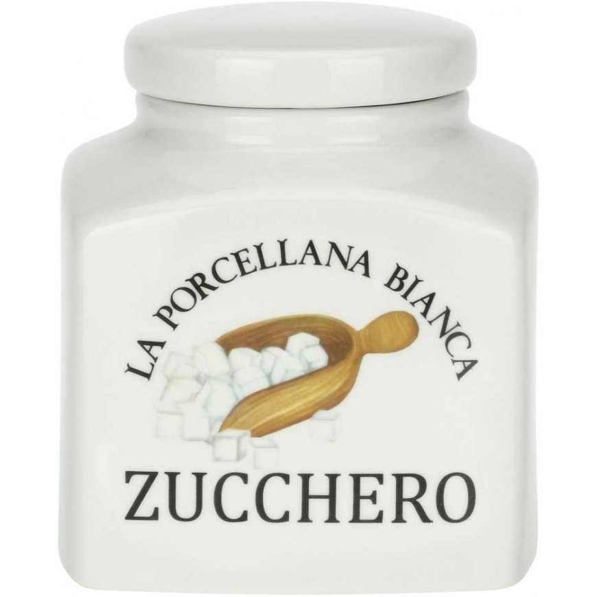 La Porcellana Bianca Pojemnik na cukier w kostce Conserva - White, 1.1 ltr