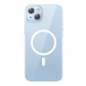 Baseus Crystal Series Magnetic Case for iPhone 14 Plus + tempere Baseus Crystal Series Magnetic Case for iPhone 14 Plus + tempere