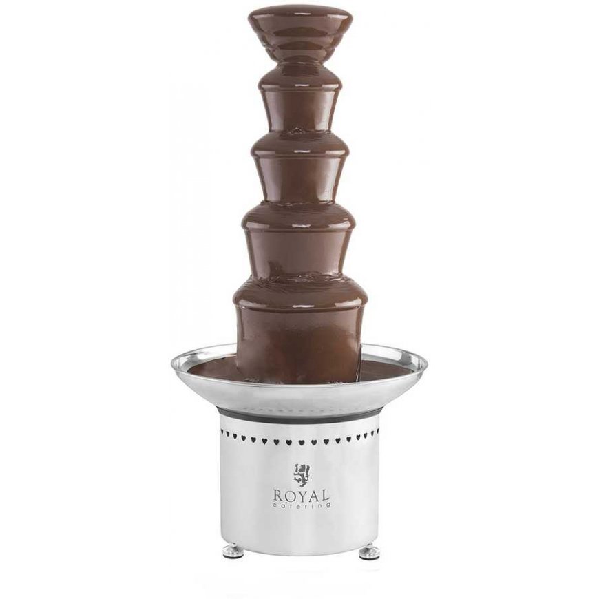 Šokoladinis fontanas šokoladui 5 pakopų 6kg Royal Catering RCCF-65W4 – 2