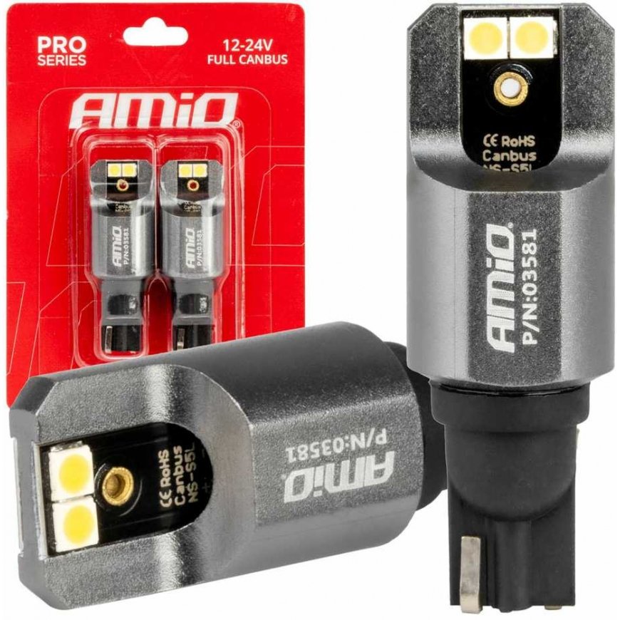 AMiO Żarówki led canbus seria pro