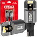 Żarówki led canbus seria pro t15 w16w 4x3030 smd white 12v 24v full canbus amio-03581