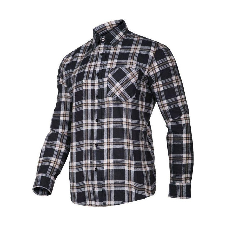 Lahti Pro flaneliniai marškiniai tamsiai smėlio spalvos, 120G / M2, "3XL" (LPKF23XL)