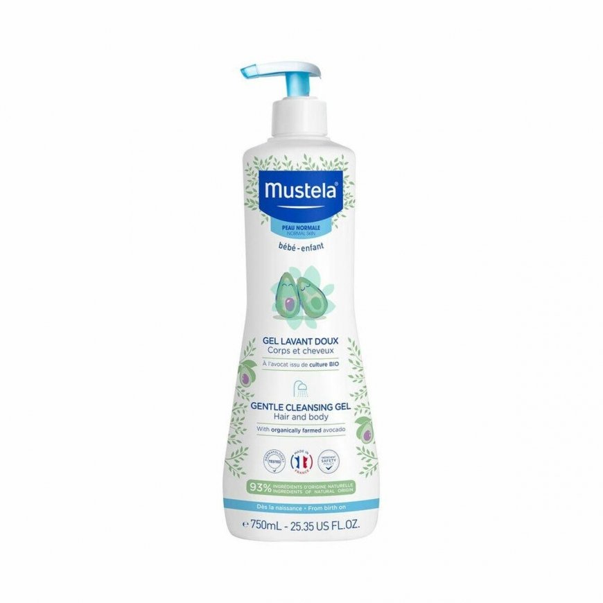 Mustela Gentle Cleansing Gel for babies, 750 ml