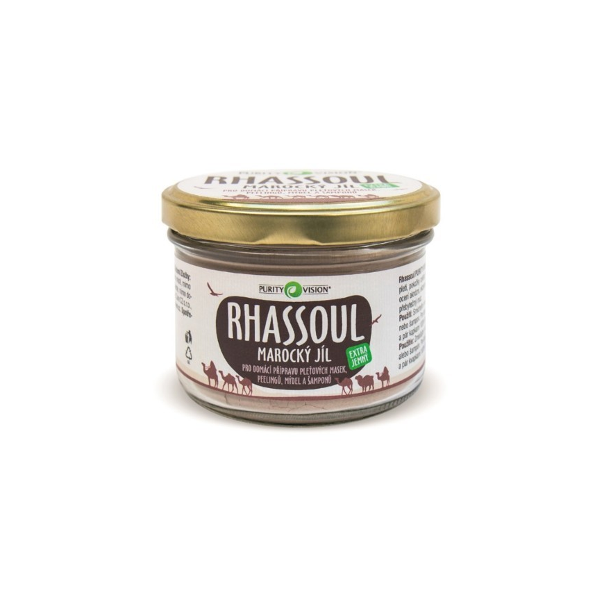 Purity Vision Moroccan Clay Rhassoul Face Mask unisex, 200 g – 2