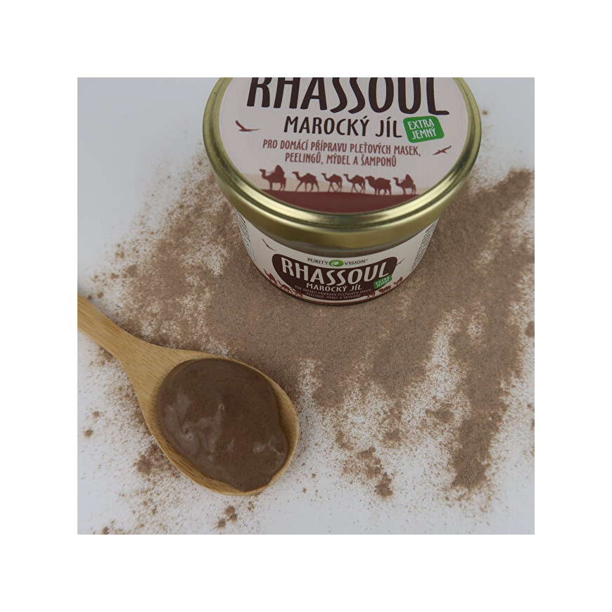 Purity Vision Moroccan Clay Rhassoul Face Mask unisex, 200 g – 5