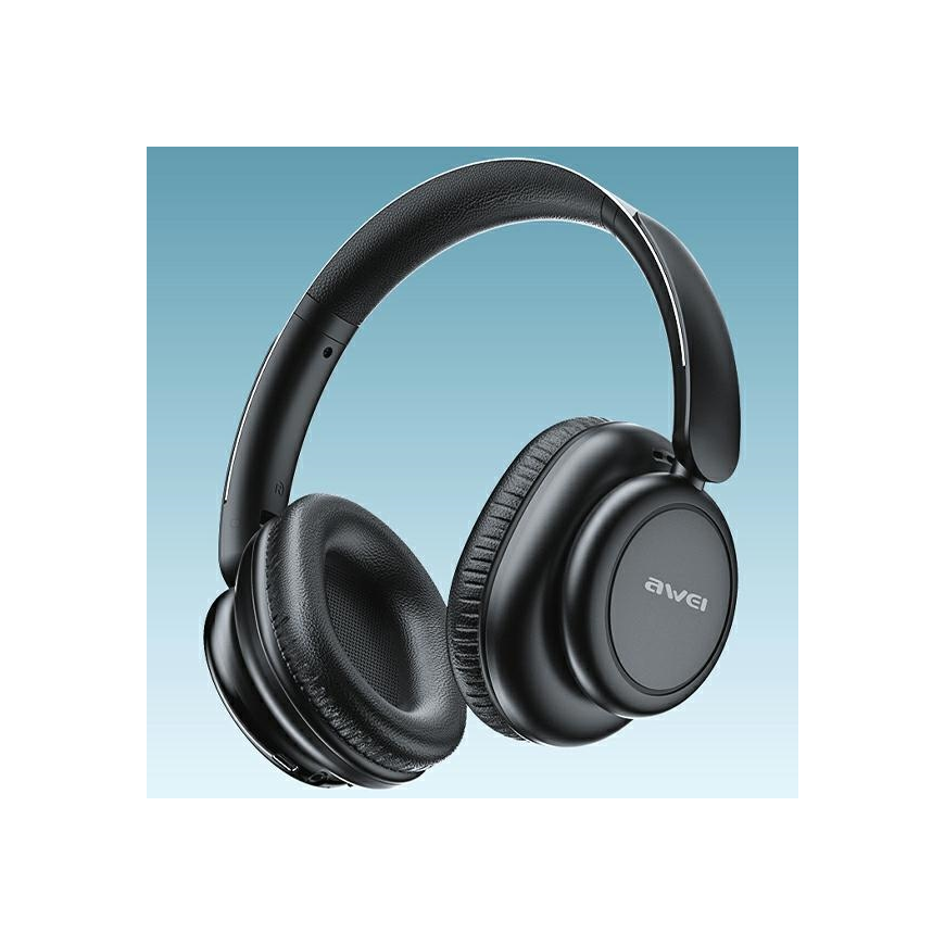 AWEI ausinės su lankeliu ant galvos A996 Pro ANC Bluetooth juoda/juodas – 5