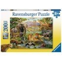 Ravensburger Animals of the Savanna XXL Puzle 200 pcs Dzīvnieki Ravensburger Animals of the Savanna XXL Puzle 200 pcs Dzīvnieki