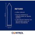 CONTROL KONTROLĖ NON STOP RETARD PREzervatyvai 12 VIENETŲ CONTROL KONTROLĖ NON STOP RETARD PREzervatyvai 12 VIENETŲ